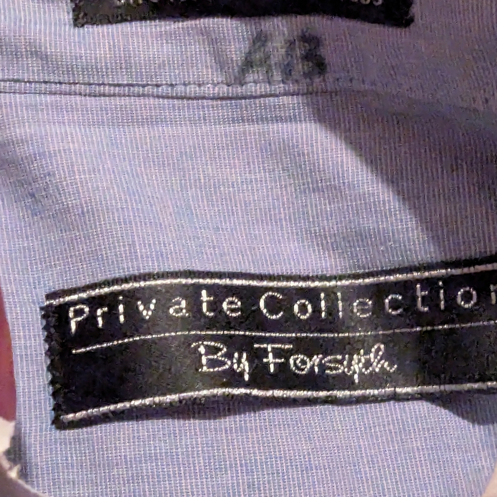 Men's Blue Dress Shirt Bundle For Work. 17.5-35 Freshly Dry Cleaned - Picture 5 of 5